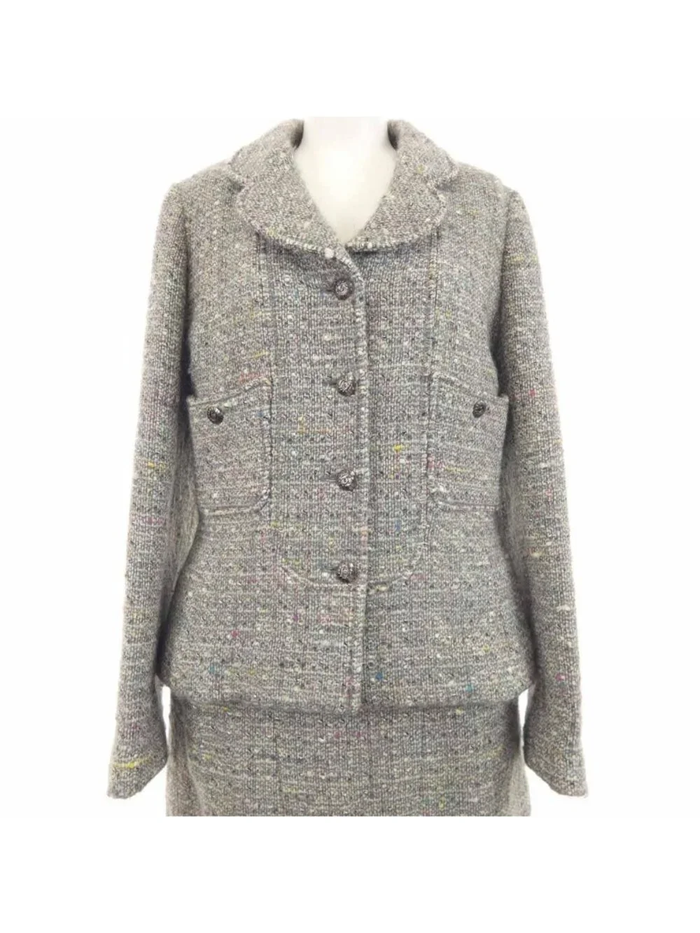 Chanel Vintage Suit Gray